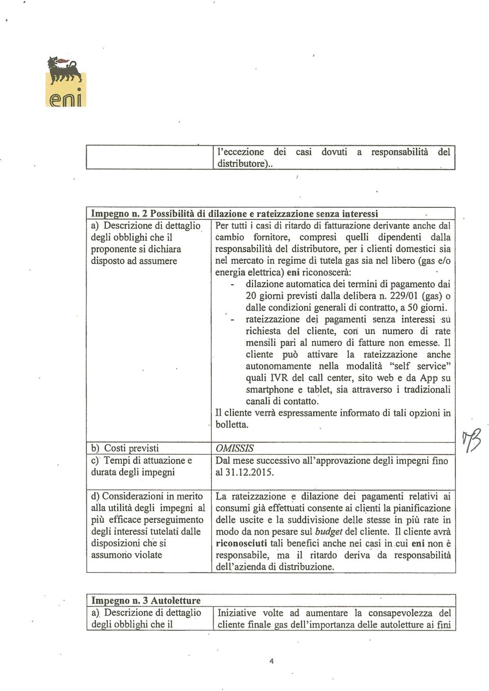 compres1 quelli dipendenti dalla proponente si dichiara disposto ad assumere responsabilità del distributore, per i clienti domestici sia nel mercato in regime di tutela gas sia nel libero (gas e/o