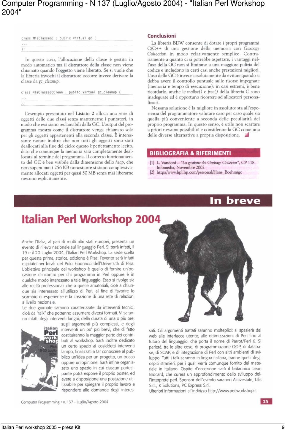 "Italian Perl Workshop 2004"