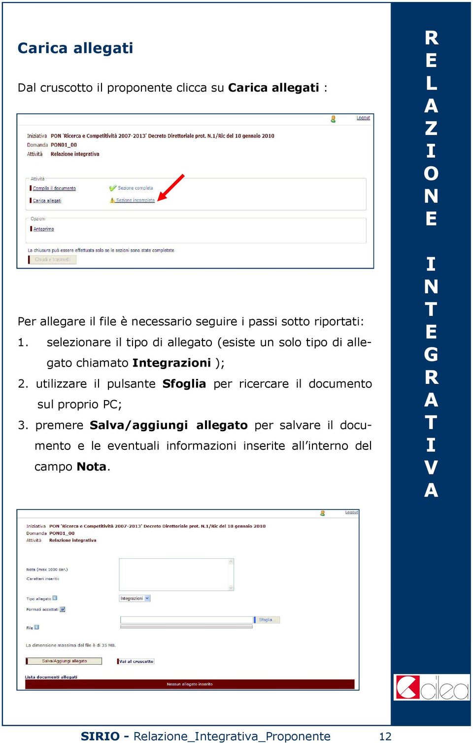 utilizzare il pulsante Sfoglia per ricercare il documento sul proprio P; 3.