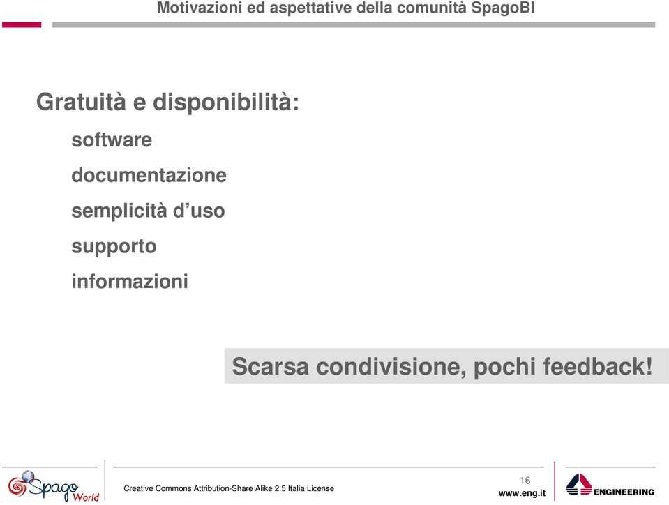 documentazione semplicità d uso supporto