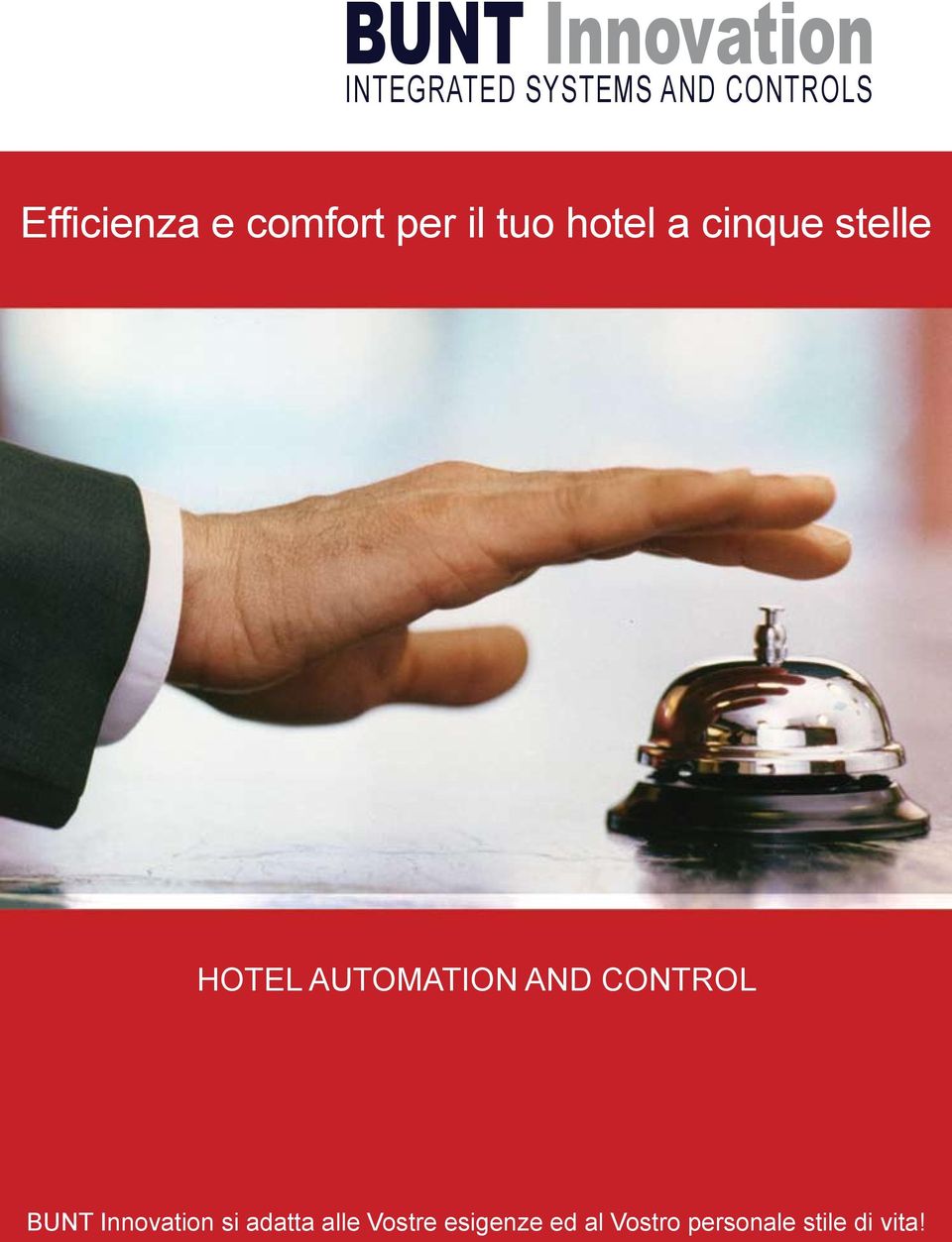 HOTEL automation and control BUNT Innovation si