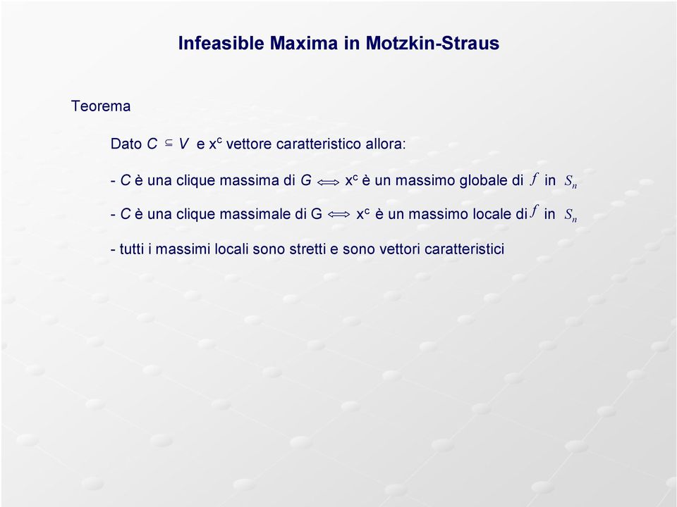 massmo globale d f - C è ua clque massmale d G x c è u