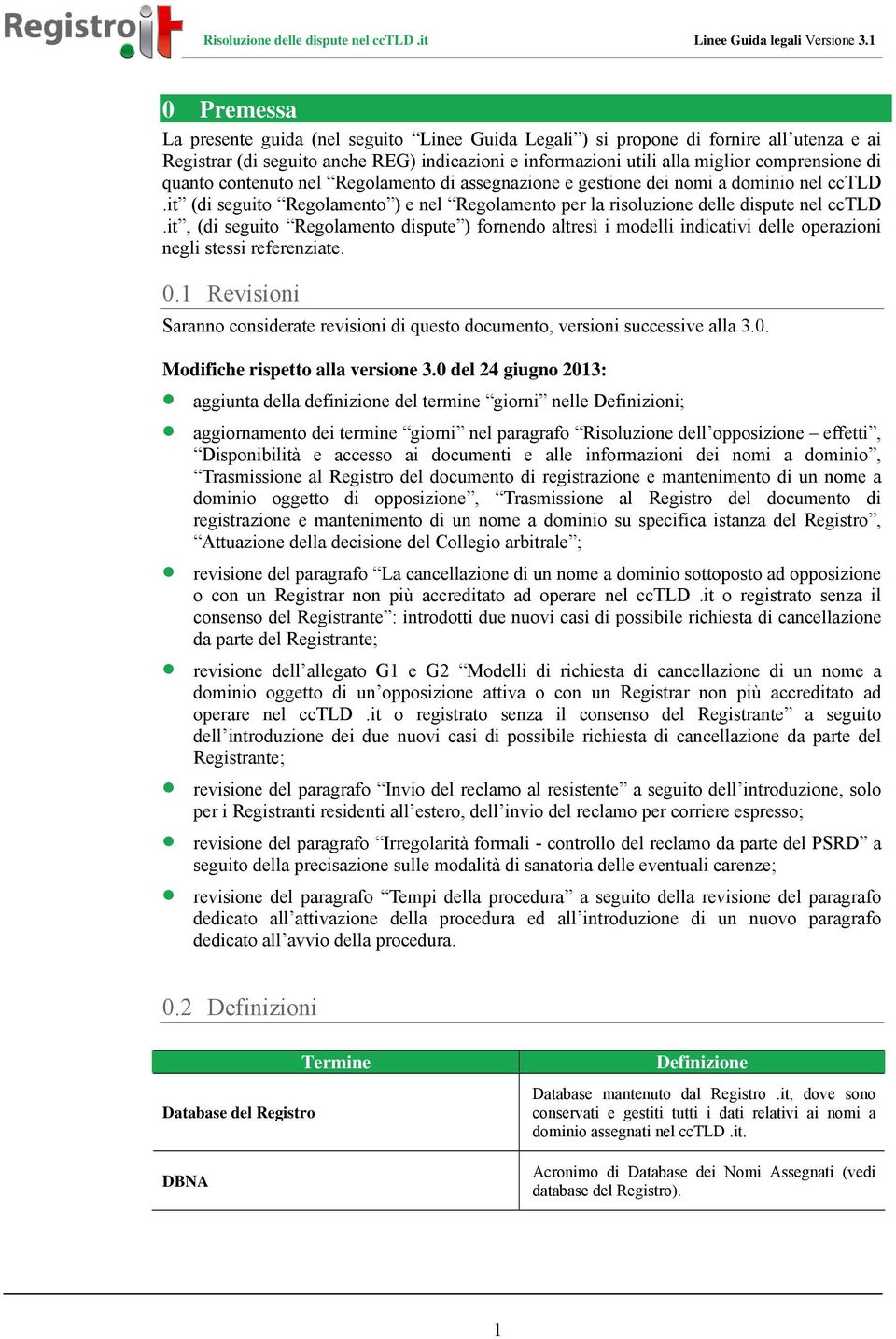 it, (di seguito Regolamento dispute ) fornendo altresì i modelli indicativi delle operazioni negli stessi referenziate. 0.