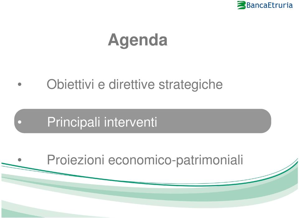 Principali interventi