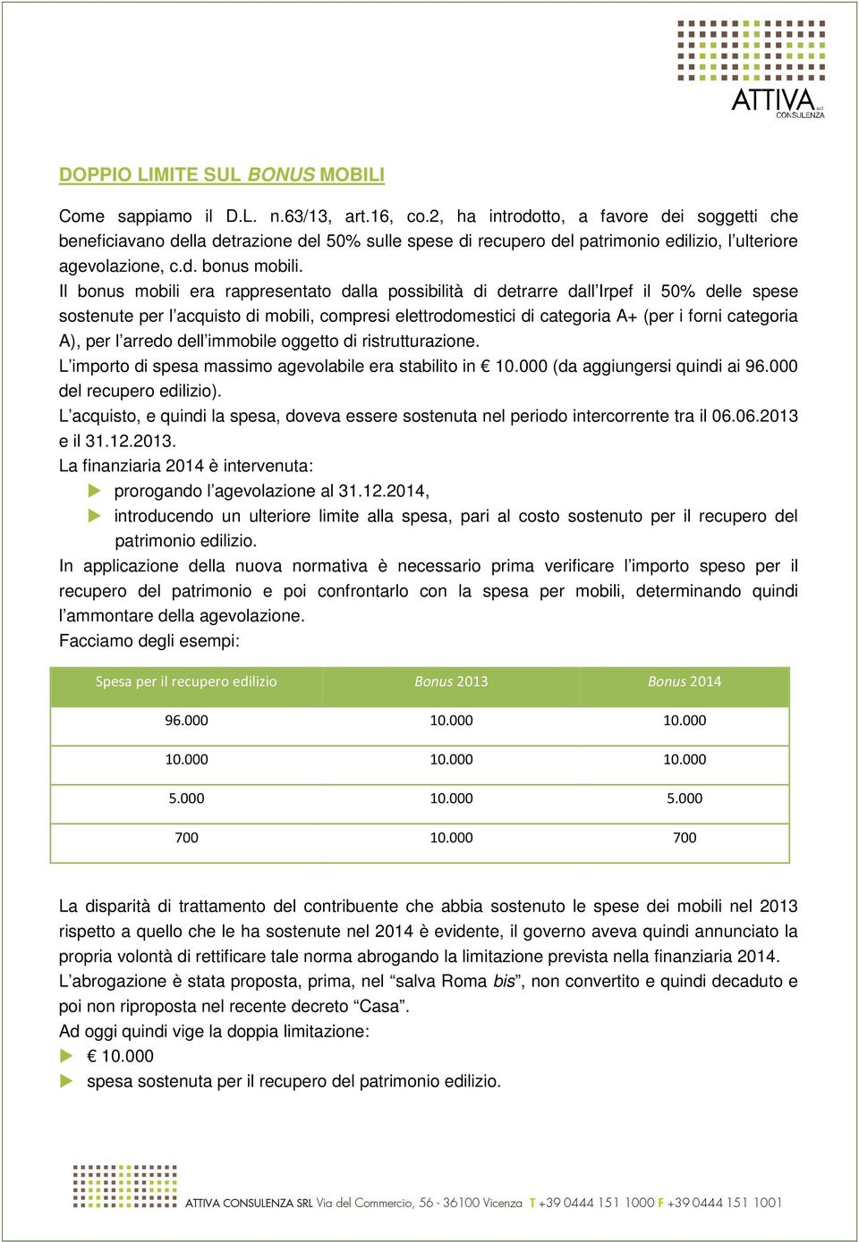 Il bonus mobili era rappresentato dalla possibilità di detrarre dall Irpef il 50% delle spese sostenute per l acquisto di mobili, compresi elettrodomestici di categoria A+ (per i forni categoria A),