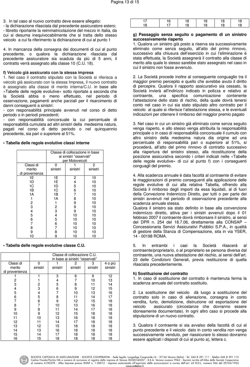 desuma inequivocabilmente che si tratta dello stesso veicolo a cui fa riferimento la dichiarazione di cui al punto.