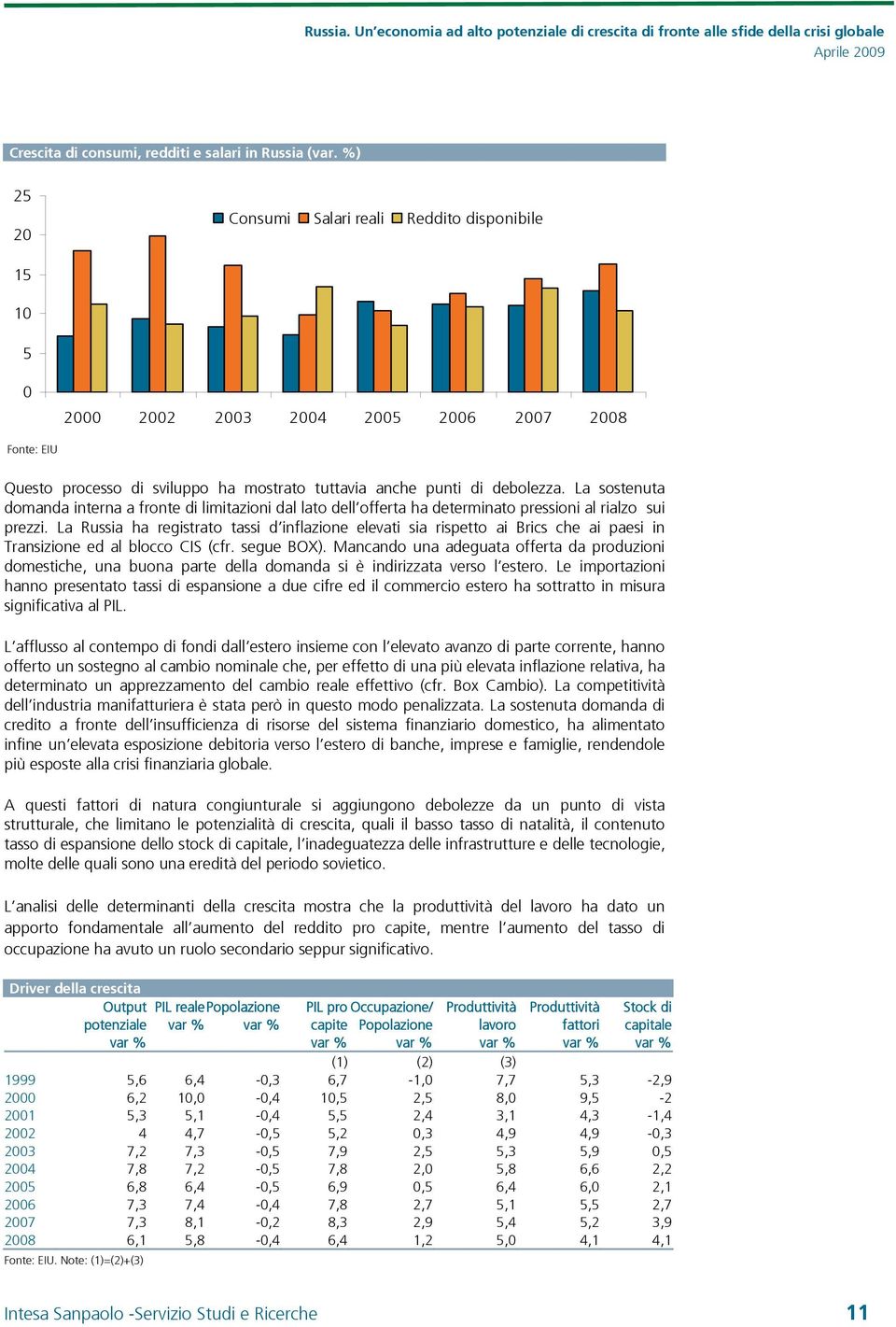 La sostenuta domanda interna a fronte di limitazioni dal lato dell offerta ha determinato pressioni al rialzo sui prezzi.