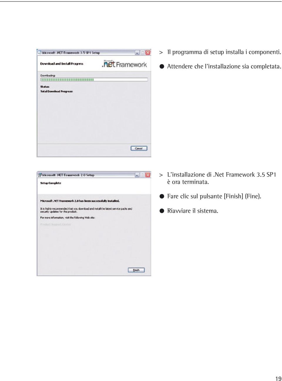 > L installazione di.net Framework 3.