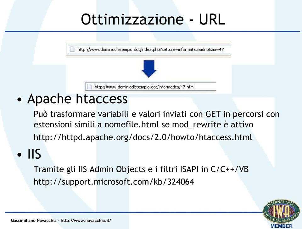 html se mod_rewrite è attivo http://httpd.apache.org/docs/2.0/howto/htaccess.