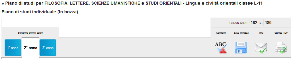 Pag 19 Una volta corretti tutti gli errori, il controllo certifica la correttezza del percorso formativo con un messaggio come questo: Dopo che il percorso formativo supera il