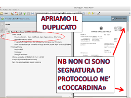 Duplicato informatico: esempio La sentenza firmata digitalmente dal solo Giudice è l originale del documento informatico.