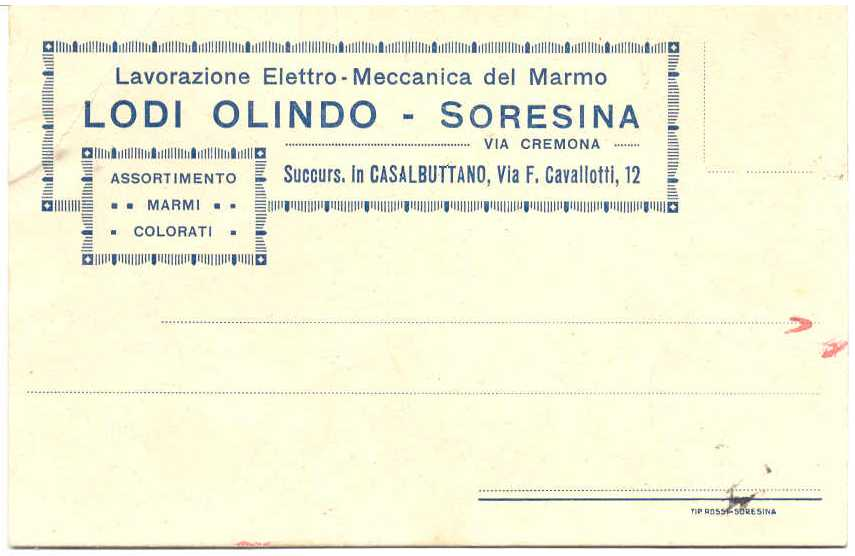 Cartolina postale non viaggiata del 13 agosto 1934.