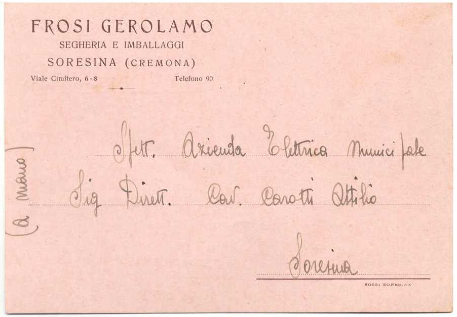 ATTIVITÀ DEL LEGNO Cartolina postale non viaggiata del 8