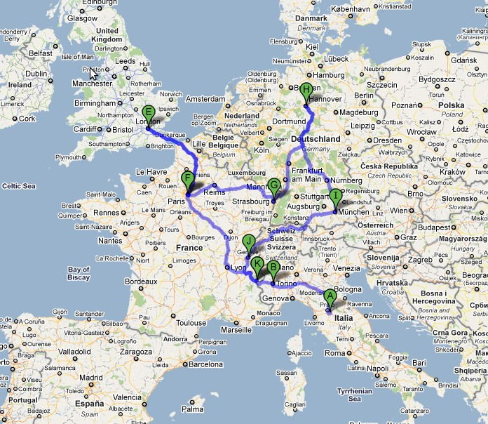 Verso un Network in Fibra tra i principali Istituti Europei HANNOVER LONDRA PARIGI MONACO CERN MODANE TORINO FIRENZE Gran sasso, Fucino PTB-INRIM-SYRTE-NPL et al.