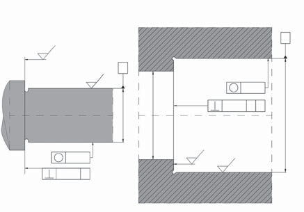 SRB SRB Combined needle and roller bearings for screw drives Cuscinetti combinati a rulli e rullini, per supporto di viti a ricircolo di sfere DESIGN CONSTRUCTIVE INDICATION OF ADJACENT PARTS