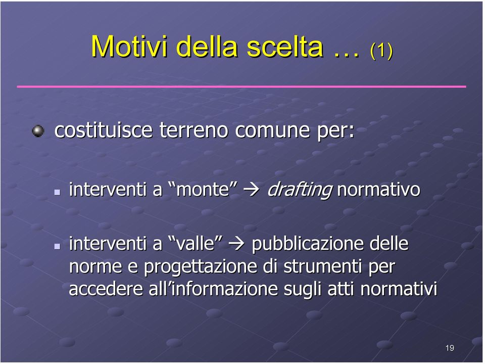 valle pubblicazione delle norme e progettazione di