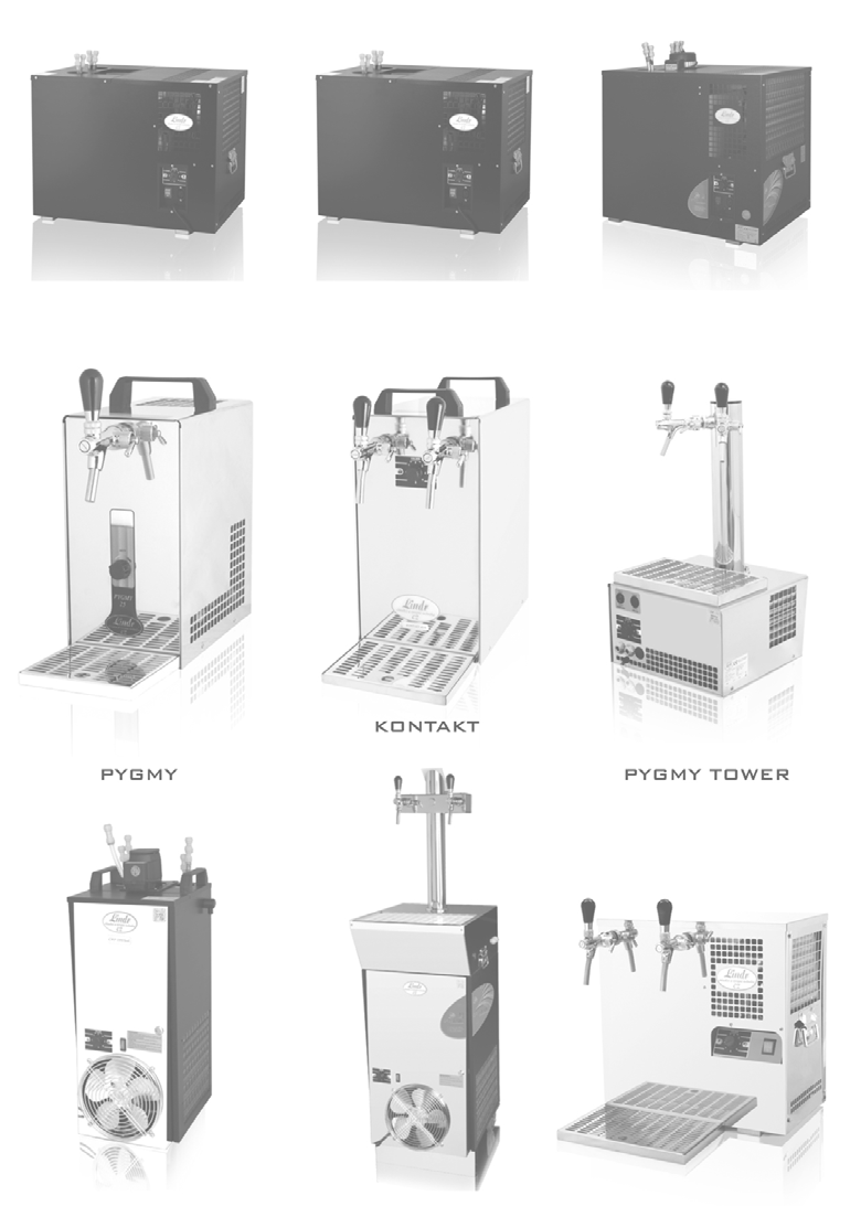 GRUPPI REFRIGERANTI LINDR LINDR COOLERS GRUPPI REFRIGERANTI BIRRA BEER COOLERS GRUPPI REFRIGERANTI