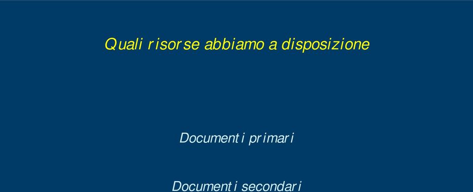 disposizione