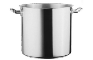 ART. 2001 Pentola Inox Pot - Stainless Steel h cm lt 0649 20 19 5,5 0650 24 23 10 0652 28 27 16,5 0653 32 31 24,5 0654 36 34 34 0655 40 38 47,5 0656 45 43 69 0687 50 48 90 0075 60 59 170 TRIPLO FONDO