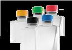 ACQUA 43.011 ml 330 ACQUA SPORTY Bottiglia in plastica trasparente bianca con particolare impugnatura adatta a tutti gli sportivi. Tappo a scatto di colore azzurro-06.