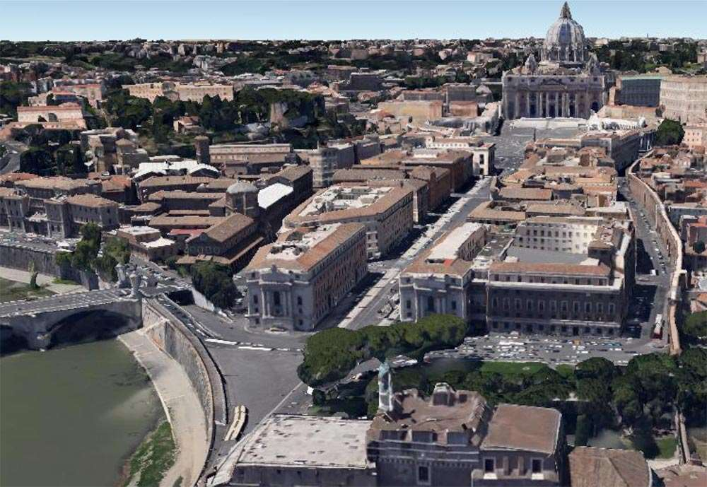 ROMA DOMINATION - VIA CONCILIAZIONE CASTEL SANT ANGELO Basilica di San Pietro