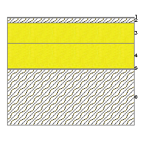 CARATTERISTICHE TERMICHE E IGROMETRICHE DEI COMPONENTI OPACHI secondo UNI EN 12831 - UNI EN ISO 6946 - UNI EN ISO 13370 Descrizione della struttura: Copertura Codice: S1 Trasmittanza termica 0,128