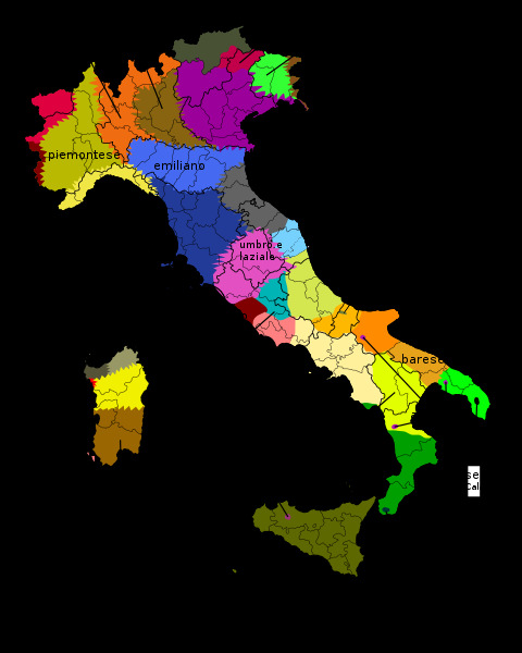 Le lingue parlate in Italia