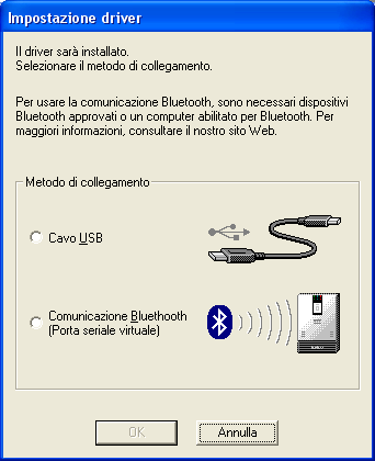 5 Seguire le istruzioni visualizzate sullo schermo per completare l'installazione. Verrà quindi installato il driver della stampante.