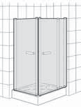 44 Area doccia Serie Quartz A B A B A A Quartz PL Installazione di 2 Porte laterali (PL) A Installazione di 1 Porta laterale (PL) e 1 Laterale fisso (LF) Quartz PLF Installazione di 2 Porte laterali