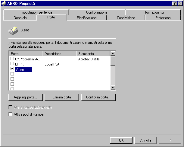 1-39 Configurazione della stampa PostScript con Windows 2000/XP 7. Seguire la procedura a partire dal step 6 a pagina 1-17.