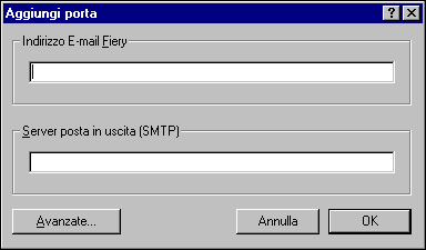 1-42 Installazione del software utente su computer Windows PER CONFIGURARE IL COLLEGAMENTO ALLA PORTA EFI FIERY MAIL 1. Fare clic su Avvio (o Start), selezionare Impostazioni e quindi Stampanti. 2.