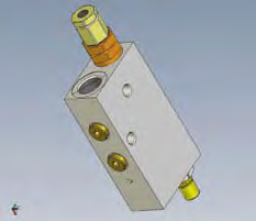 VLV. OVC 3/4 G SPL. SX IN LIN 21 SINGL OVC VLV 3/4 G SX IN LIN 21 DSCRIZION semplice in linea per otaggio controllato da un manipolatore. / DSIGN Single acting line-mounted moving machines.