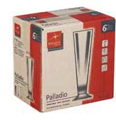 Palladio Universal Birra Beer BIRRA 0,4 BEER 0,4 54,5 cl - 18 1/2 oz h 278 mm - 11 Ø 78 mm - 3 CT6 - Q.P. 378 cod. 1.65280 BIRRA 0,4 BEER 0,4 54 cl - 18 oz h 206 mm - 8 Ø 83 mm - 3 1/4 CT6 - Q.P. 456 cod.