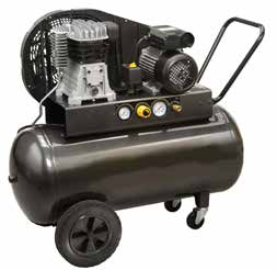 COMPRESSORE ARIA 50 LT. A CINGHIA SERBATOIO 50 lt 2 Hp ARIA ASPIRATA 255 l/min NUMERO DI GIRI 1250 g/min PRESSIONE MAX 10 bar DIMENSIONI 875x375x790 mm 50 Kg Motore lubrificato a olio RP.