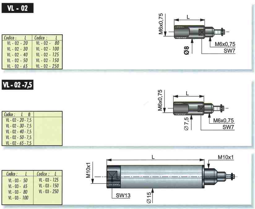 Alesametri e comparatori / Bore gauges and dial indicators Art.