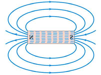 Il Campo Magnetico Un Campo Magnetico circonda un magnete, e punta