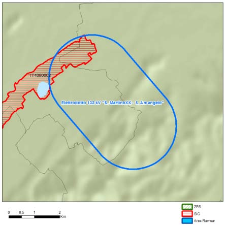 Analisi ambientale e territoriale dell area di studio Biodiversità Parchi ed aree protette Non sono presenti Parchi e Aree protette all interno dell area di studio Rete Natura 2000 Tabella - SIC e