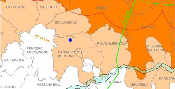 La previsione della nuova autostrada regionale Broni-Mortara nel contesto descritto da questo studio avrebbe (dato che il tracciato ancora è in fase di previsione) ripercussioni soltanto a livello di