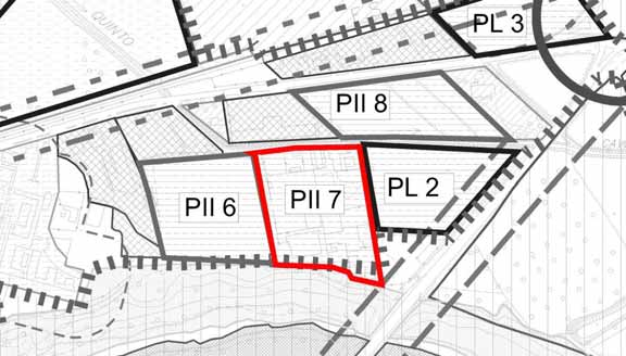 Scheda PII 7 Localizzazione L area in oggetto si trova lungo l asse produttivo in direzione Pavia; affaccia su una strada pertinenziale parallela alla via Pavia.