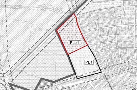 Scheda PLa 1 (in fase di attuazione) Localizzazione L area in oggetto si trova nel quadrante nord del territorio comunale. E compresa tra la via De Gasperi e la via Del Conto.