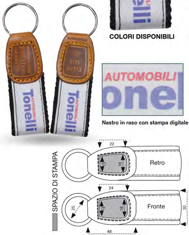 Portachiavi free Stampa a caldo solo fronte. Vera pelle o cuoio. Codice Desc. Stampa Colore 4720000600 free neutro cuoio naturale 4720000610 free person.
