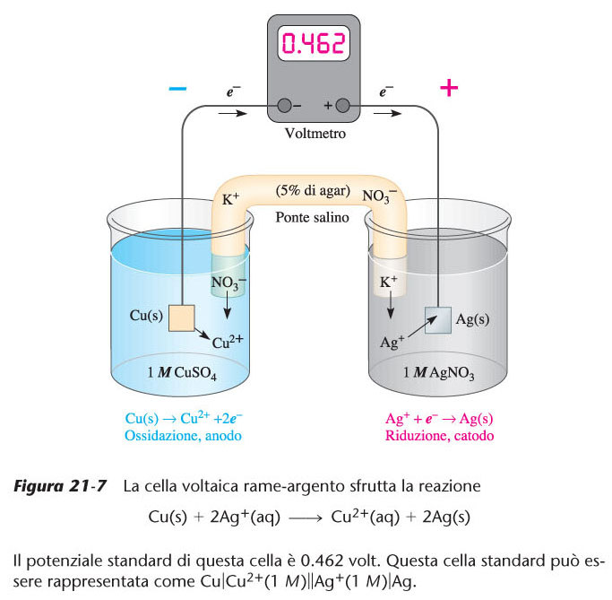 Cella Daniel Zn (s) + Cu ++ (aq) Zn 2+ (aq) + Cu (s) lo zinco si ossida e agisce da riducente nei confronti di