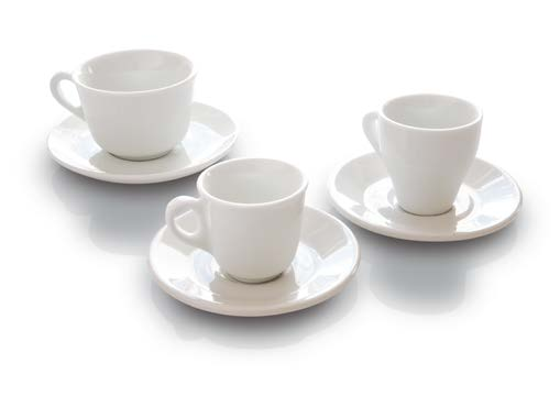 Sabar / by Saturnia SABAR 1 Tazza Caffè Clara 9 cl. COFFEE CUP CLARA 9 CL. Piattino Caffè 1 cm. COFFEE SAUCER 1 CM. 1 Tazza Caffè Aroma 9 cl. COFFEE CUP AROMA 9 CL. Piattino Caffè 1 cm. COFFEE SAUCER 1 CM. 1 Tazza Cappuccino Clara 16,5 cl.