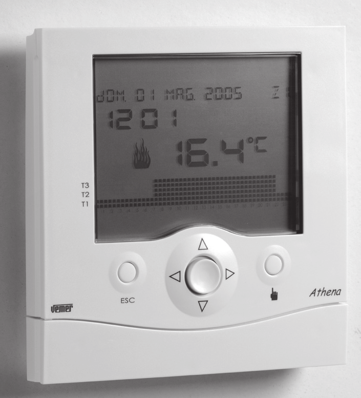 Cronotermostato Digitale Athena Manuale d