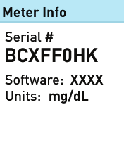 Configurazione del sistema 1 Controllo del numero di serie dello strumento e della versione software Il numero di serie dello strumento e la versione software sono memorizzati nello strumento e