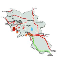 Dall inizio del nuovo secolo la Campania sta vivendo un momento magico per lo sviluppo delle proprie infrastrutture, in particolare quelle di trasporto (energia e ambiente molto meno), sviluppate in