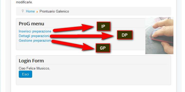 3. MANUALE PER IL FARMACISTA PREPARATORE Per registrarsi cliccare su <registrati> e inserire le informazioni di base sull utente e sulla sua struttura.