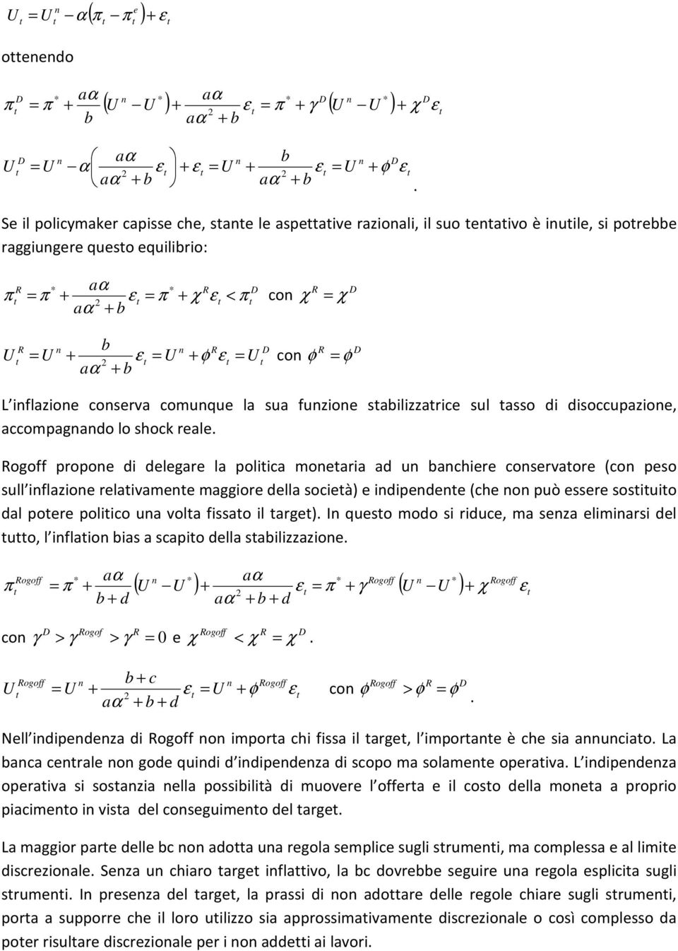 disoccupzioe, ccompgdo lo shock rele.