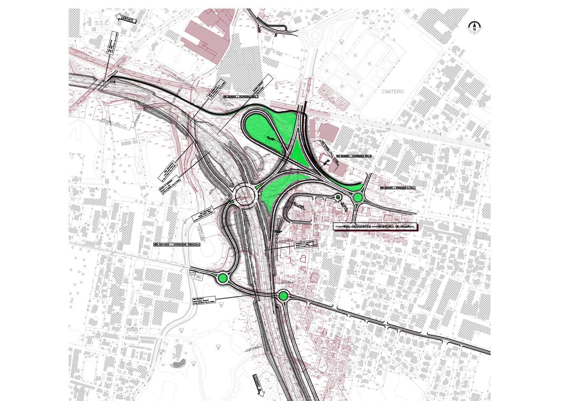 Il progetto della Pedemontana prevede, quale opera connessa all arteria principale, la riforma di via Seveso ai fini del superamento del Tarò e della linea FNM Milano Erba Asso.