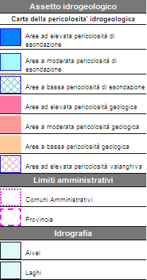 Carta della pericolosità idrogeologica PGUAP. Scala a vista http://www.